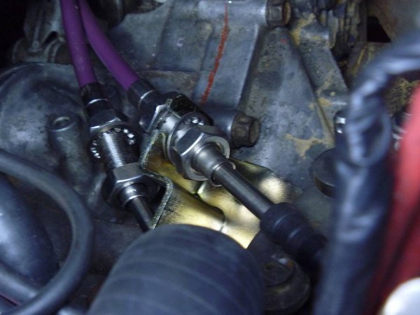 Arrival of the Cables at the gearbox.