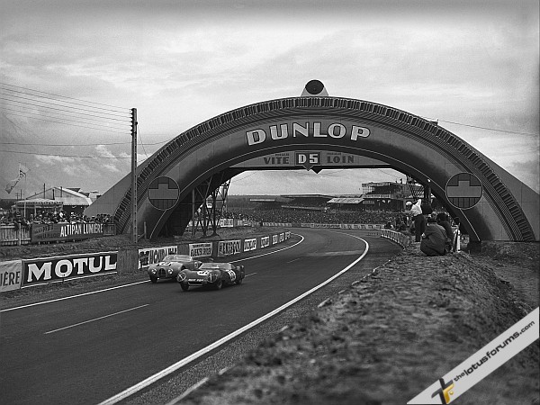 The Glasius Collection Ex-Team Lotus, Cliff Allison/Keith Hall 1956 Lotus XI 'Wide-body' Le Mans Photographed during the 1956 Le Mans 24 Hours passing the works Gordini of André Milhoux and Charles de Clareur. Estimate: £135,000 - 175,000, Photo credit: LAT Photographic