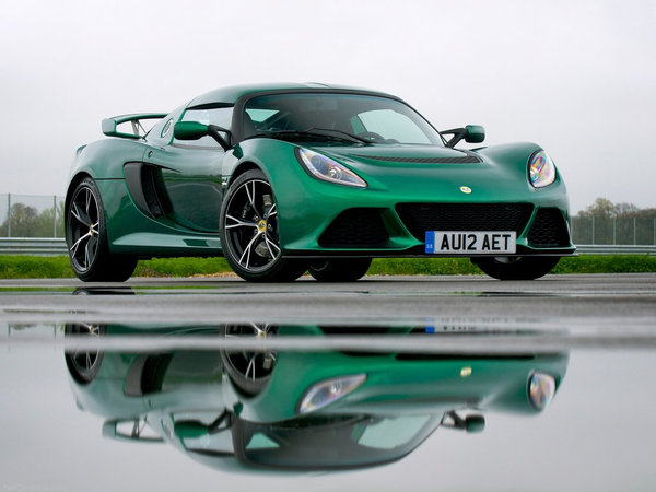 Exige S, Green, Hethel, Track, Reflection