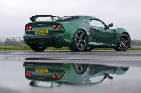 Exige S, Green, Hethel, Track, Reflection