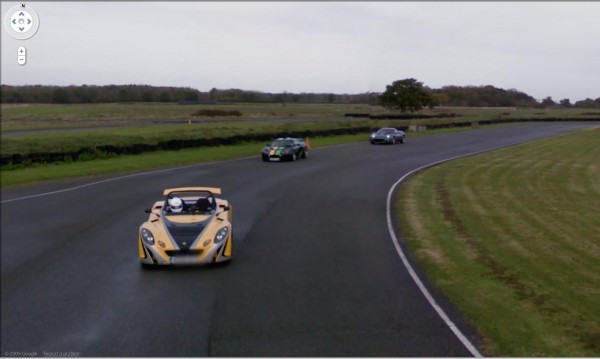 Lotus cars on Lotus Test Track Google Street View 1.JPG