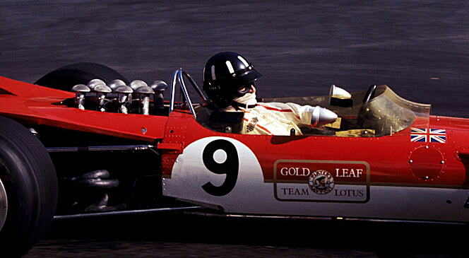 Lotus 49 - Graham Hill - Mont Juich 1968